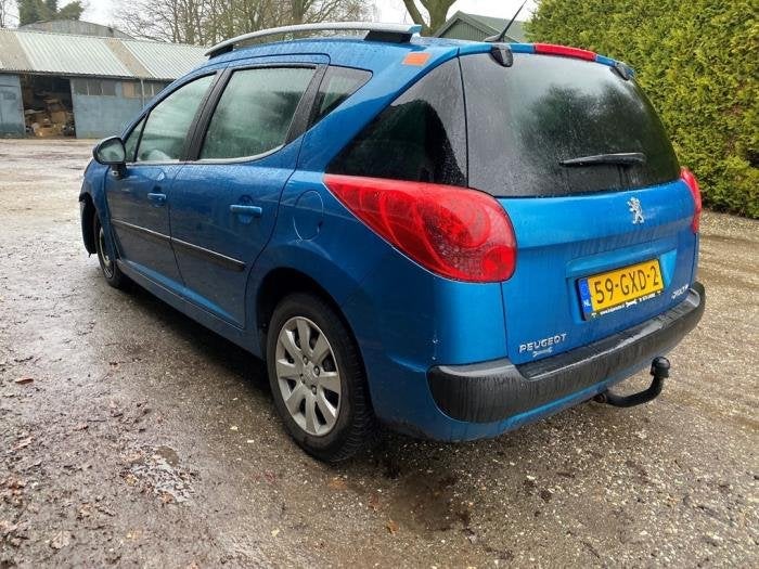 Portier 4Deurs links-achter van een Peugeot 207 (KMU), Gebruikt, -, Deur, -