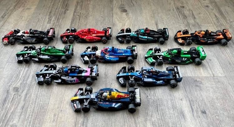 LEGO F1 Speed Champions collectie + LEGO Technic auto's, Kinderen en Baby's, Lego, Compleet, Zo goed als nieuw, Complete set
