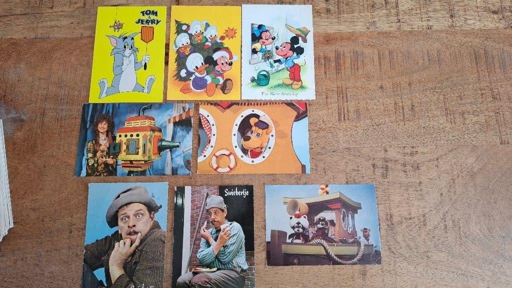 Vintage ansichtkaarten tv personages, Ophalen, 1960 tot 1980, Sterren en Beroemdheden