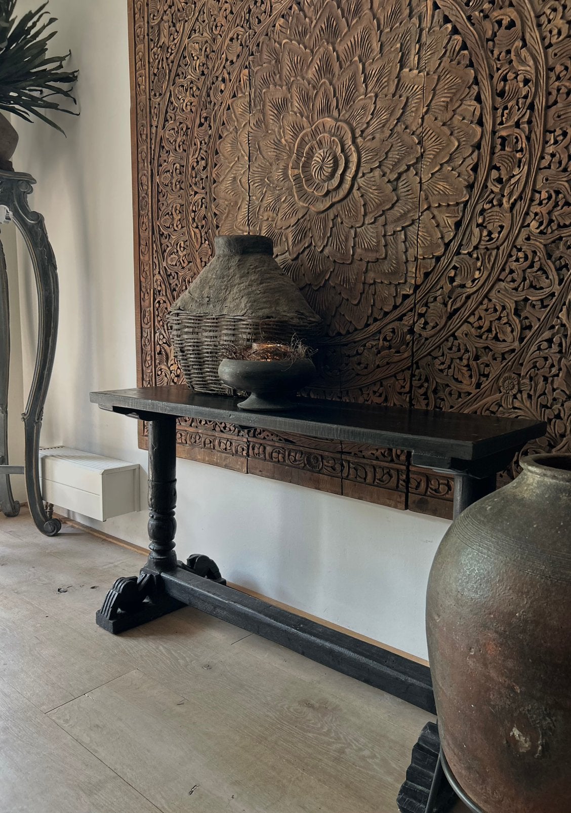 Sidetable  bureau hergebruikt oud hout India sober sleets, Ophalen