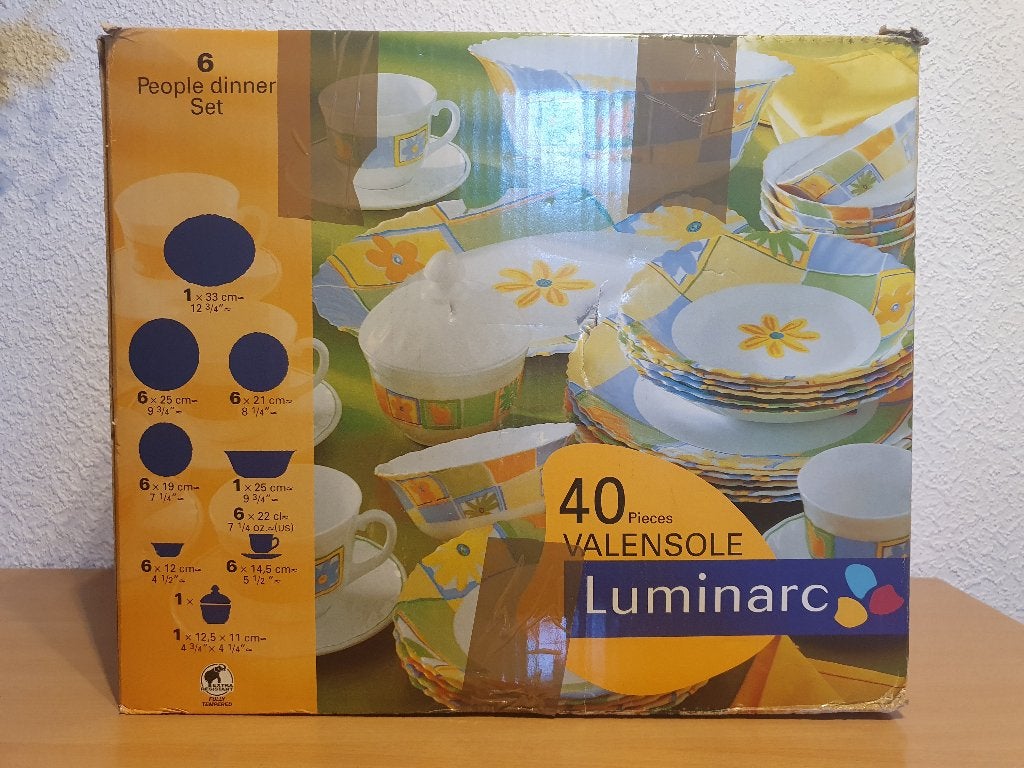 6 personen dinner set, Ophalen, Nieuw, Overige stijlen, Porselein