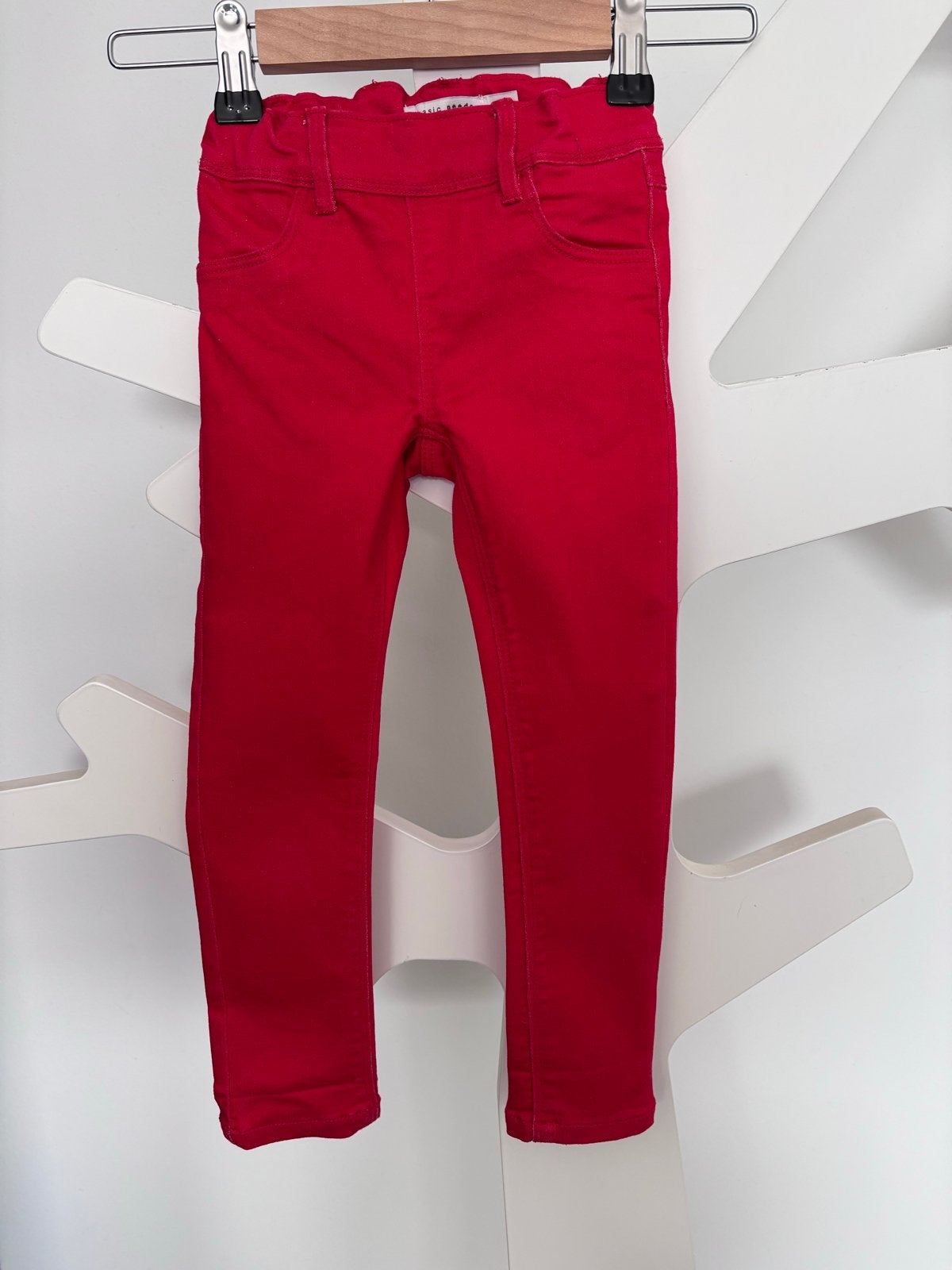 Rode skinny jeans van Name It, maat 104 (4 jaar), Kinderen en Baby's, Kinderkleding | Maat 104, Ophalen of Verzenden, Zo goed als nieuw