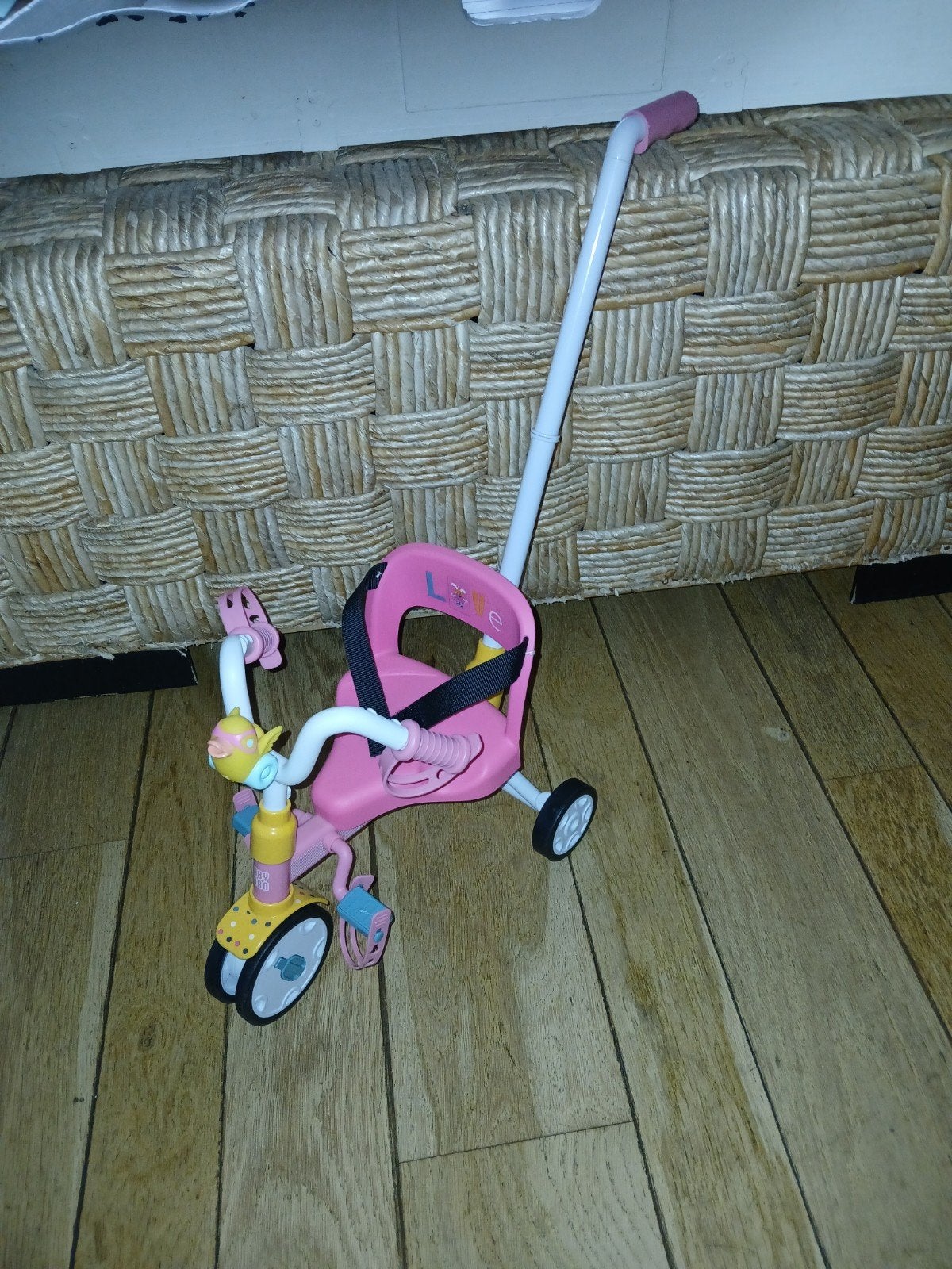 zgan Baby Born fietsje, Ophalen of Verzenden, Zo goed als nieuw, Babypop