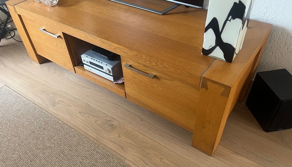 Te koop aangeboden: tv meubel (plus salontafel), Ophalen, Gebruikt, 50 tot 100 cm, Minder dan 100 cm