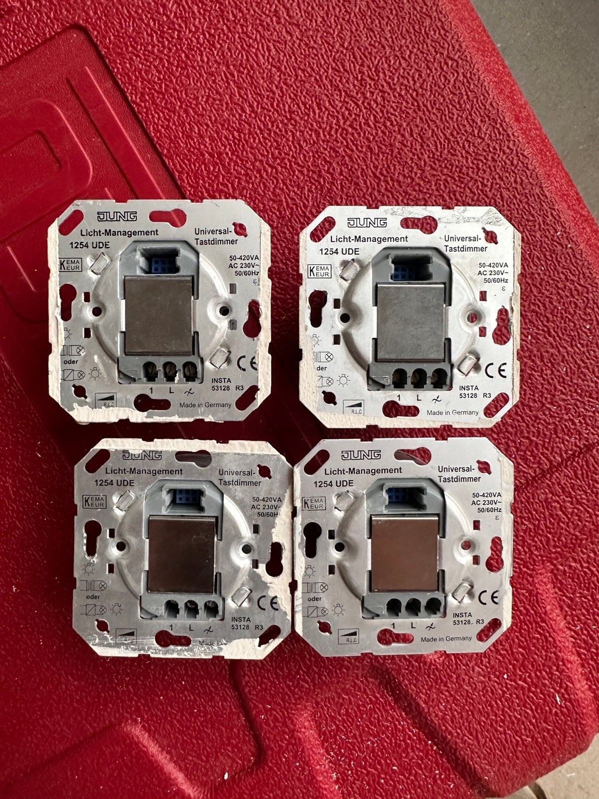 Tastdimmer jung 4 stuks, Ophalen, Zo goed als nieuw