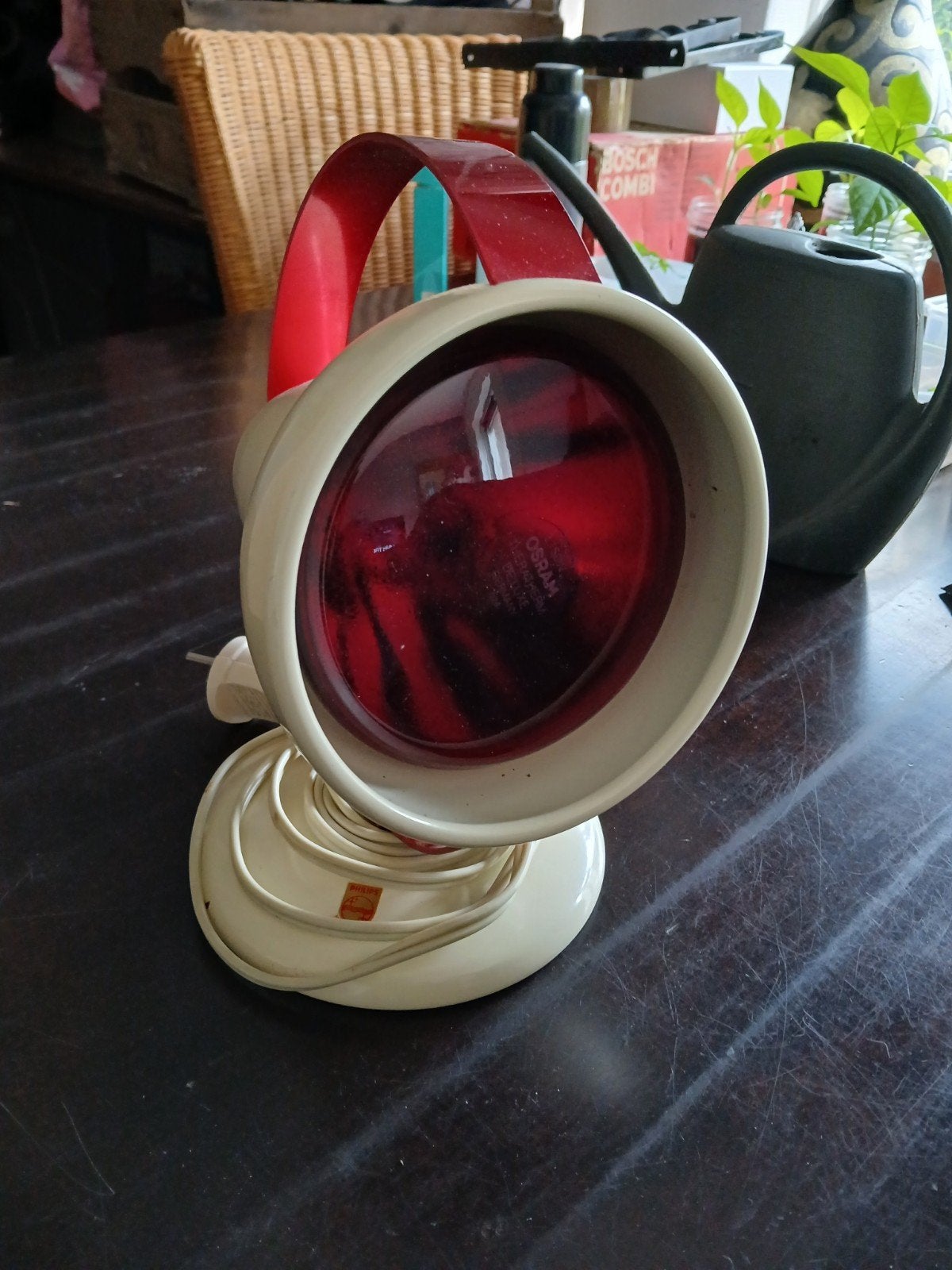 Philips warmte lamp jaren 60, Ophalen