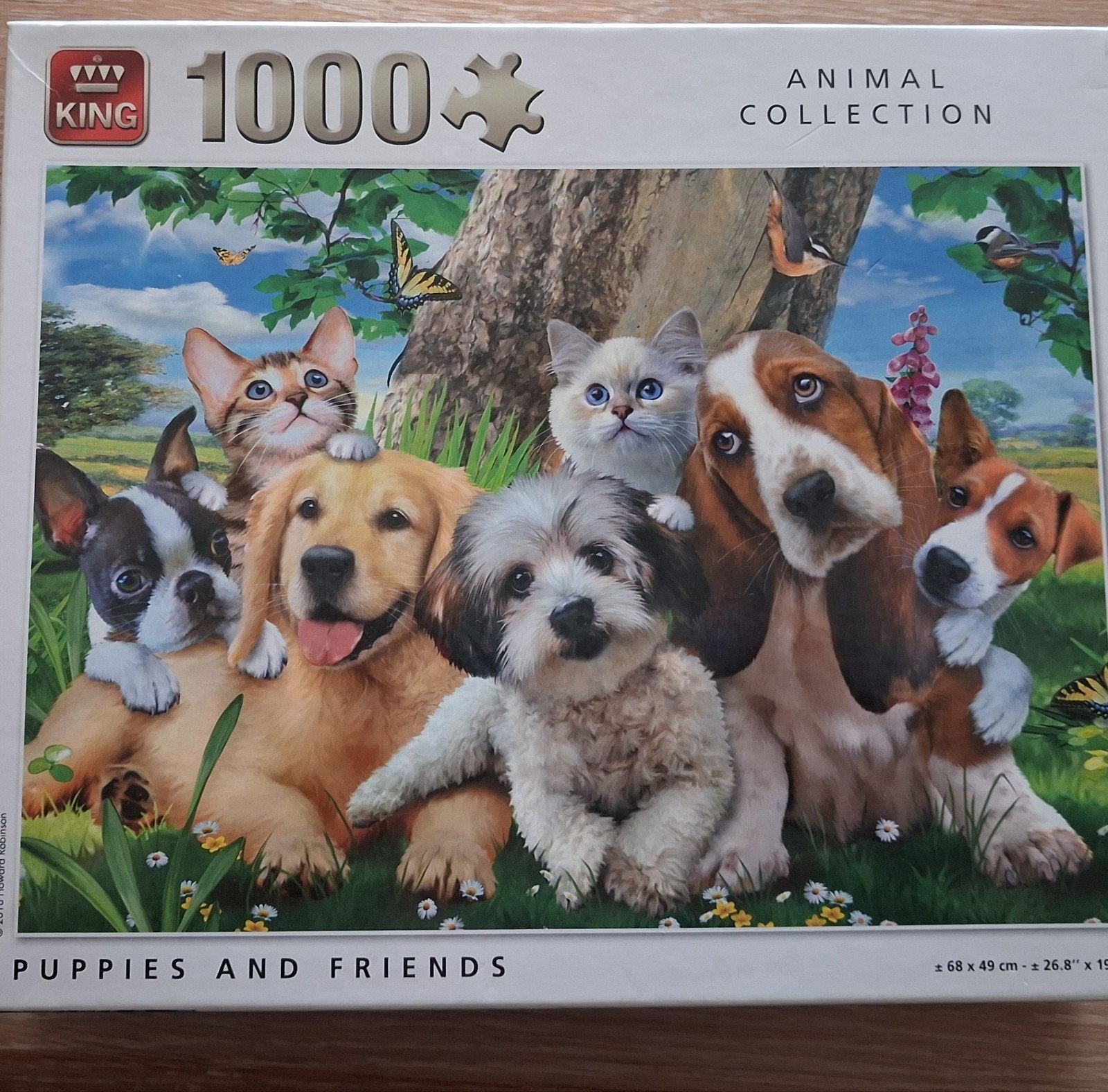Hondenpuzzel 1000 stukjes ruilen, Ophalen, 500 t/m 1500 stukjes, Zo goed als nieuw