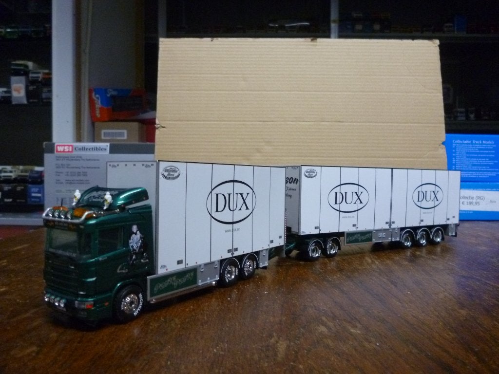 Tekno Scania LZV Dux met certificaat, Ophalen of Verzenden, Zo goed als nieuw, Bus of Vrachtwagen, Tekno