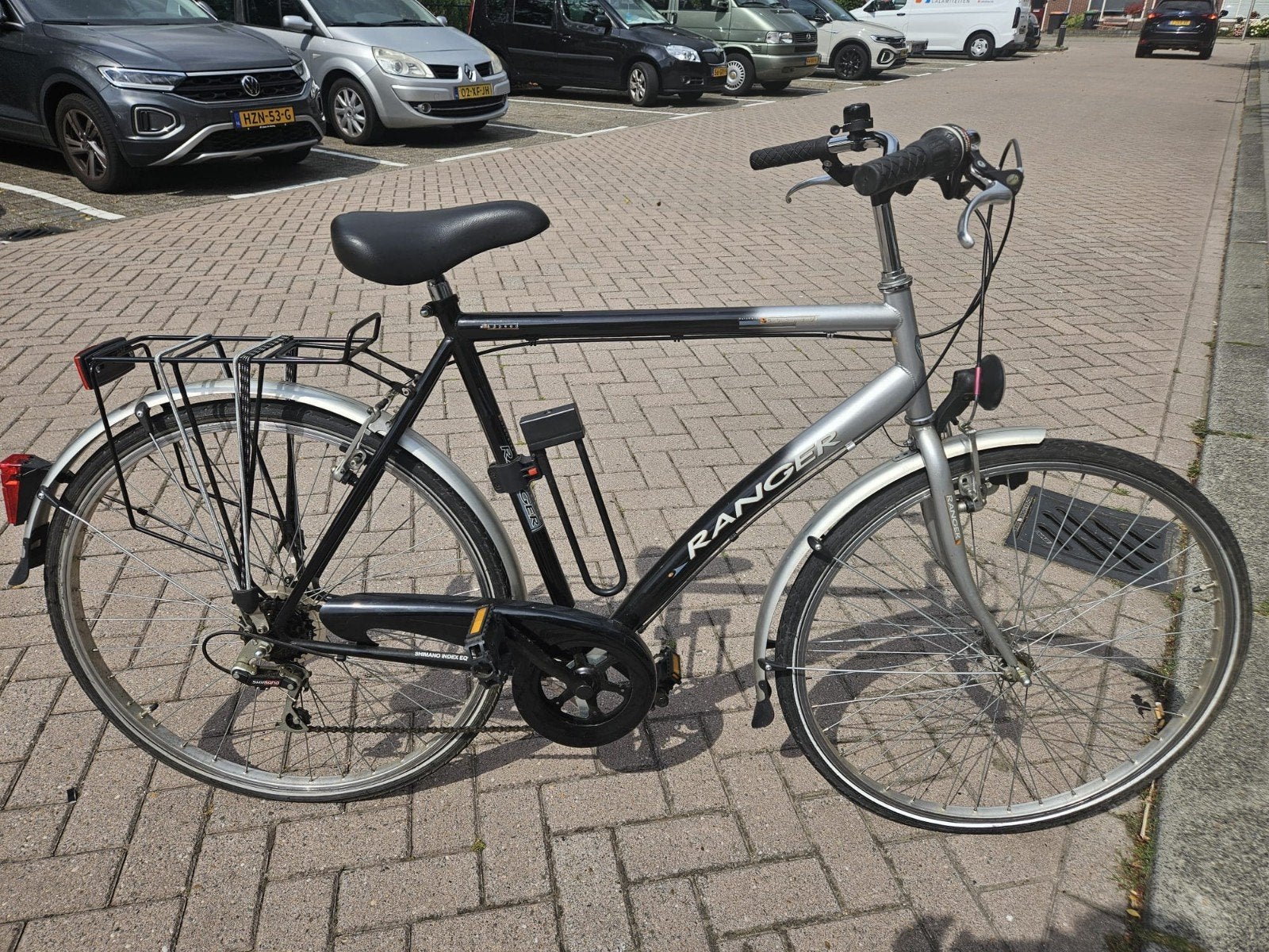 Ranger herenfiets - Nieuwstaat, 57cm, 28 inch, 6 versn., Velgrem, Versnellingen, Zo goed als nieuw, 53 tot 57 cm