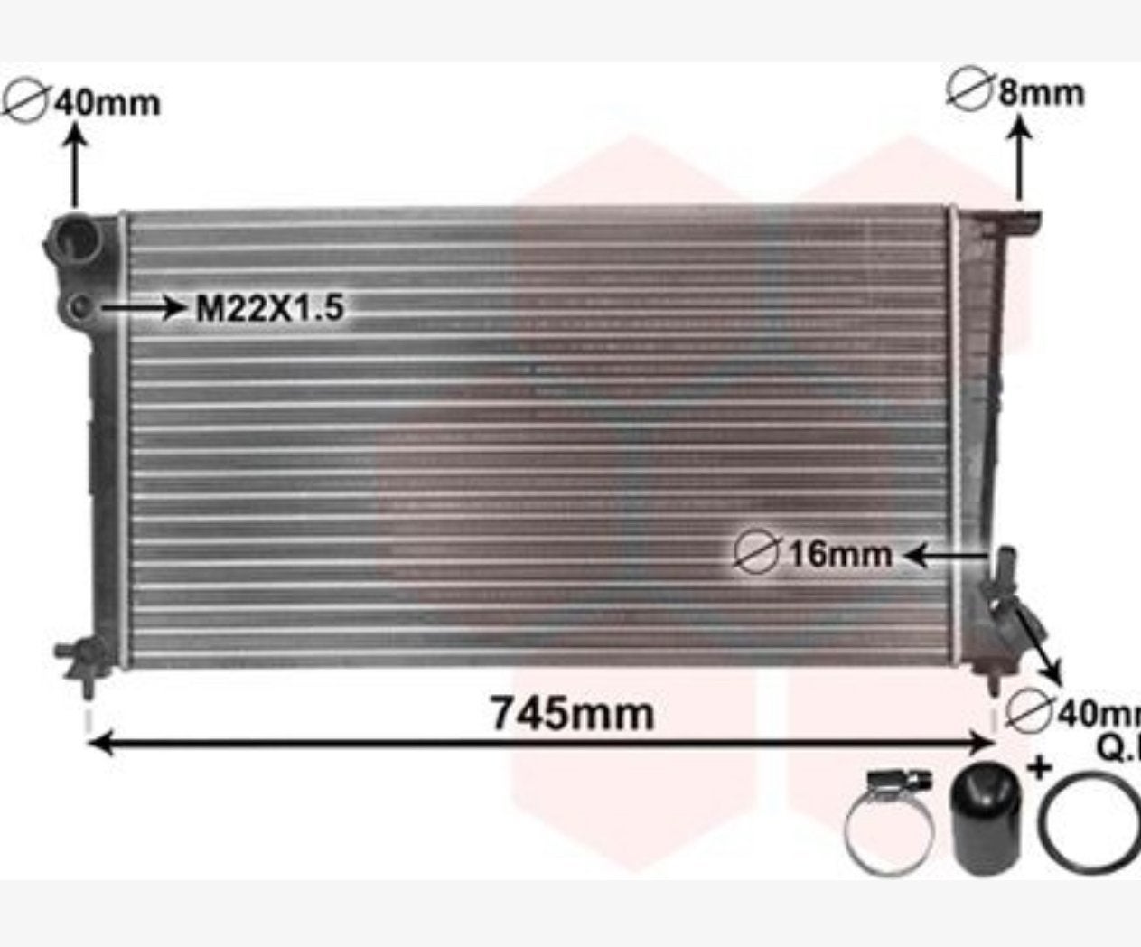 Radiateur Motor Koeling PSA - Citroën/Peugeot (09002153), Ophalen of Verzenden, Nieuw, Universele onderdelen