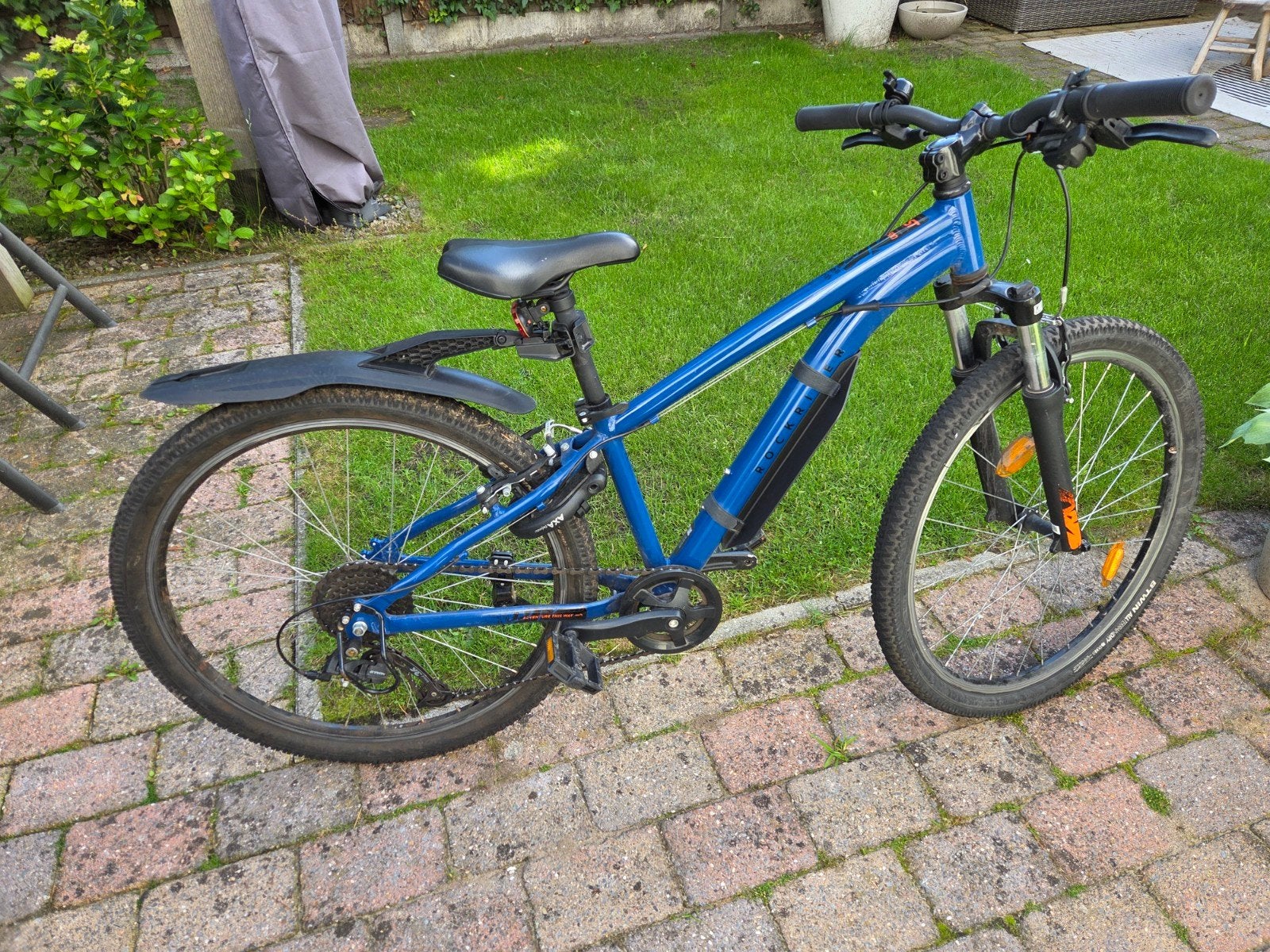 Rockrider ST 500 Mountainbike - Blauw, Fietsen en Brommers, Fietsen | Mountainbikes en ATB, Minder dan 45 cm, Ophalen, Gebruikt