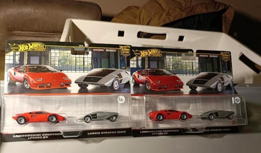 1:64 HotWheels Car Culture Lamborghini Countach LP 5000 QV, S, Auto, R, Nieuw