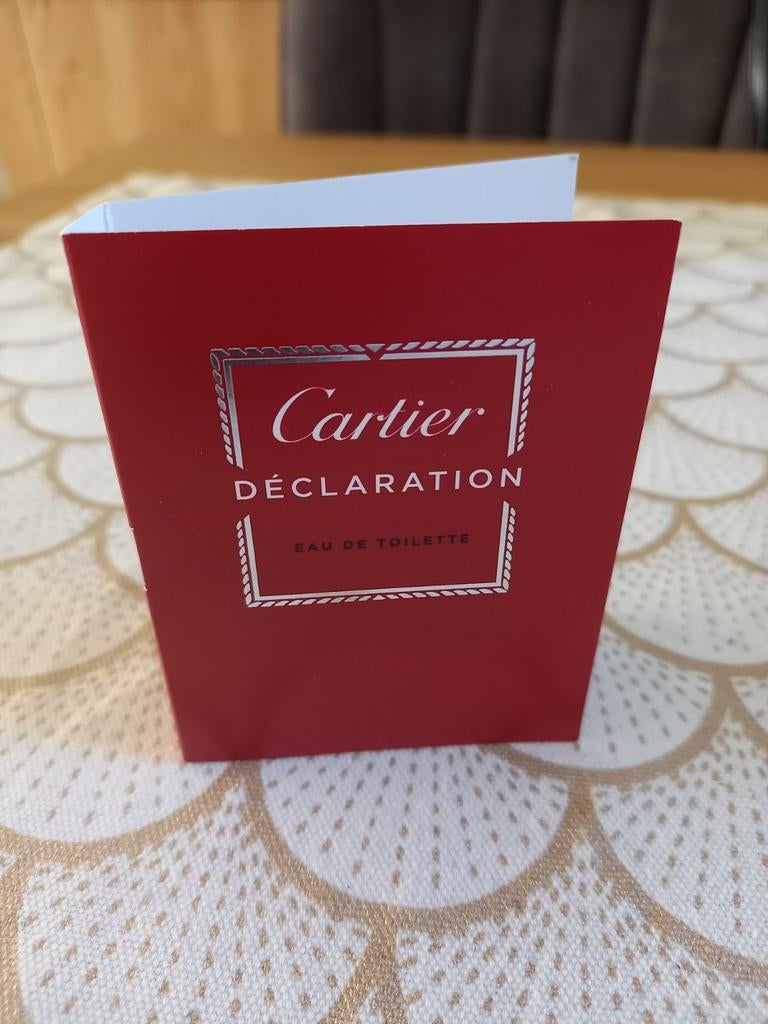 Proefje  Declaration van Cartier, Sieraden, Tassen en Uiterlijk, Uiterlijk | Parfum, Ophalen of Verzenden, Nieuw