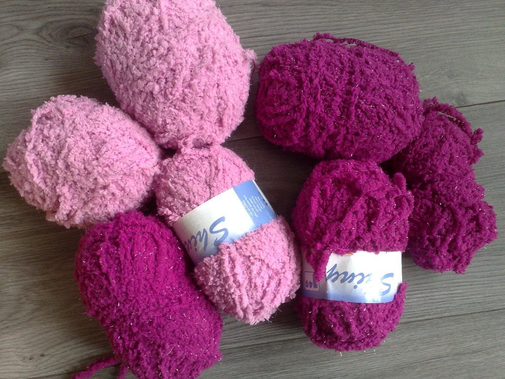 Shiny (6 x bol 50 gram) Breigaren/ haakgaren, Verzenden, Zo goed als nieuw, Breien of Haken, Wol of Garen