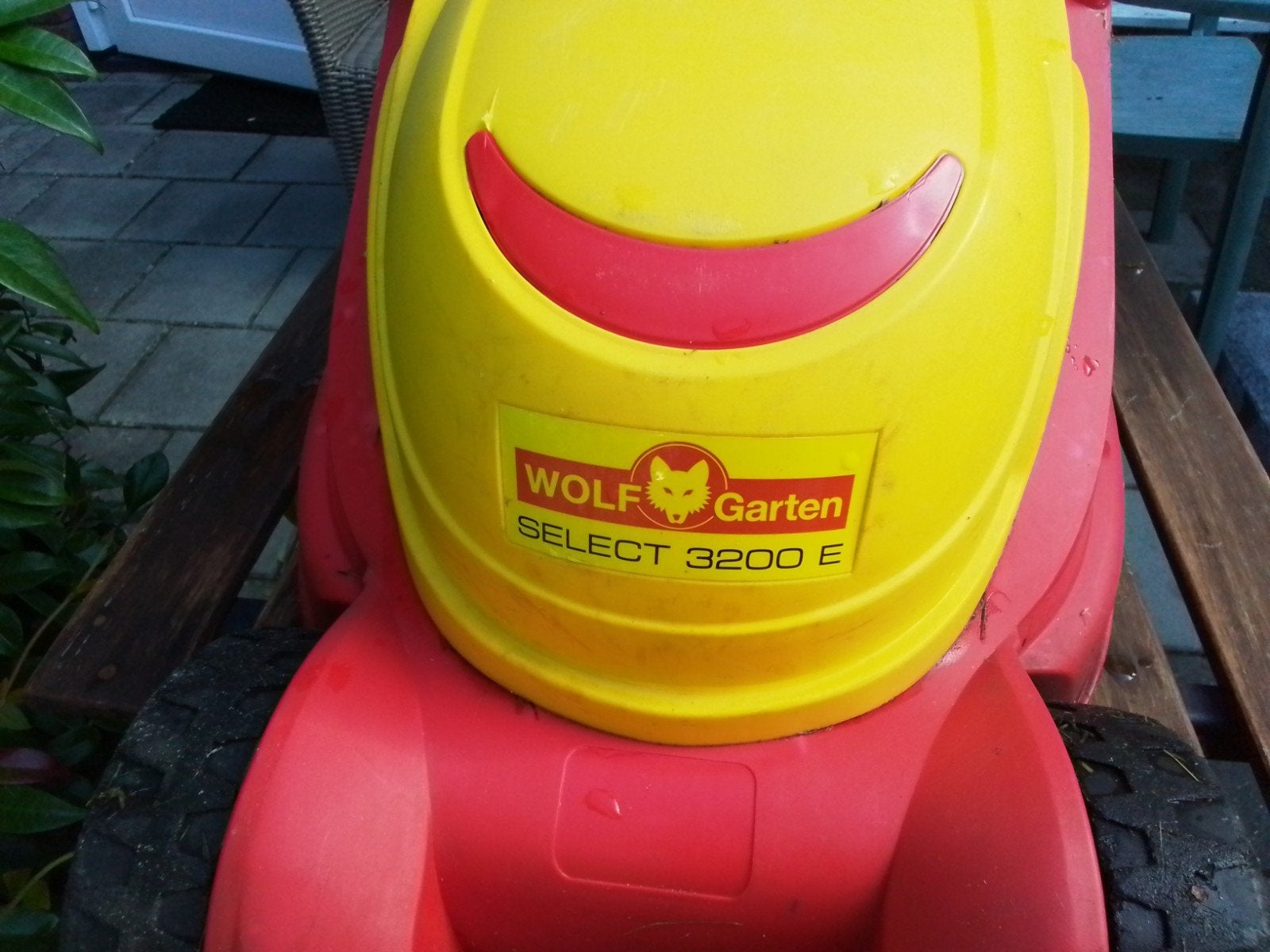 Wolf Garten maaimachine, Ophalen