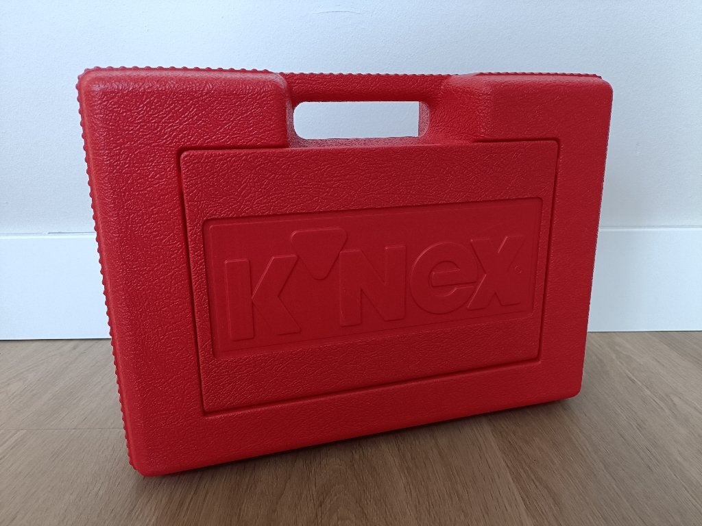 K'nex - rode kunststof opbergkoffer, Ophalen of Verzenden, Zo goed als nieuw, K'nex