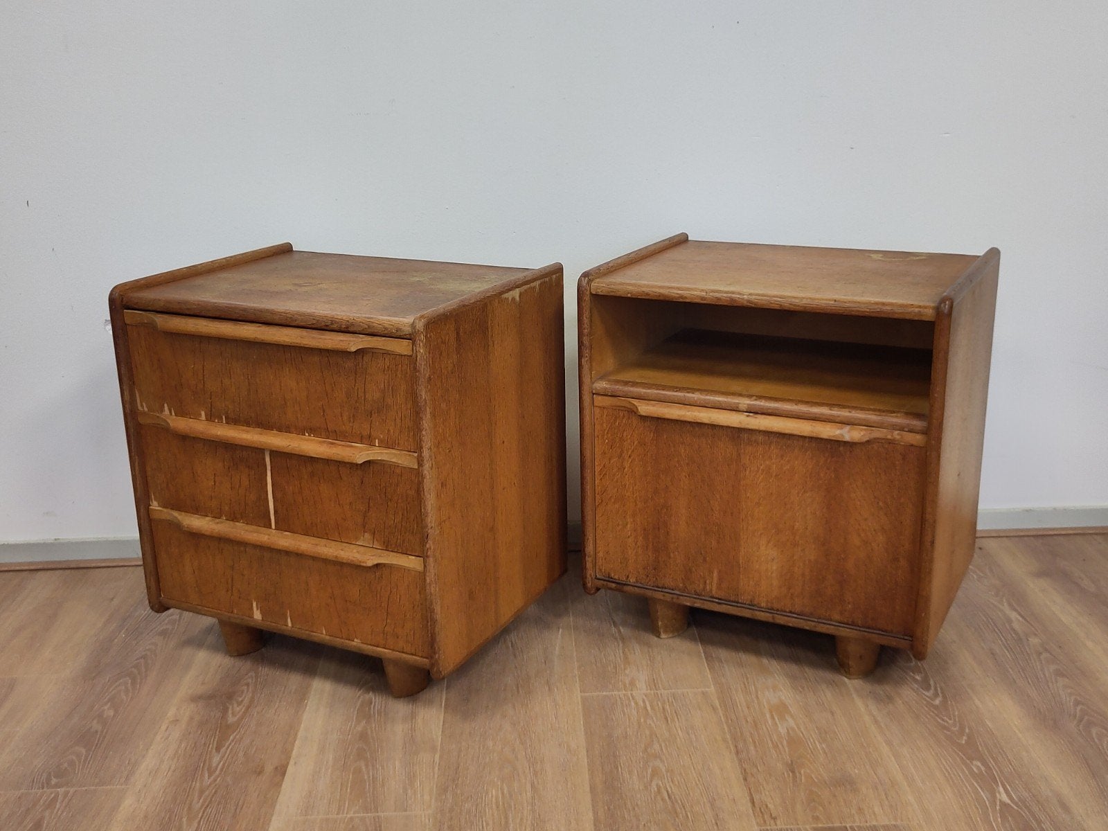 Vintage nachtkastje Pastoe kastje Cees Braakman ladekast, Gebruikt, Minder dan 45 cm, ., Ophalen of Verzenden