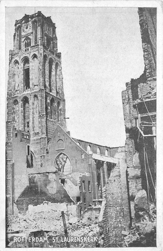 381-281-017 Rotterdam Laurenskerk, Verzenden, Voor 1920, Zuid-Holland