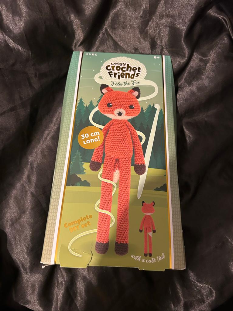 Leggy Crochet Friends - Felix the Fox DIY set, Muziek en Instrumenten, Blaasinstrumenten | Mondharmonica's, Ophalen of Verzenden