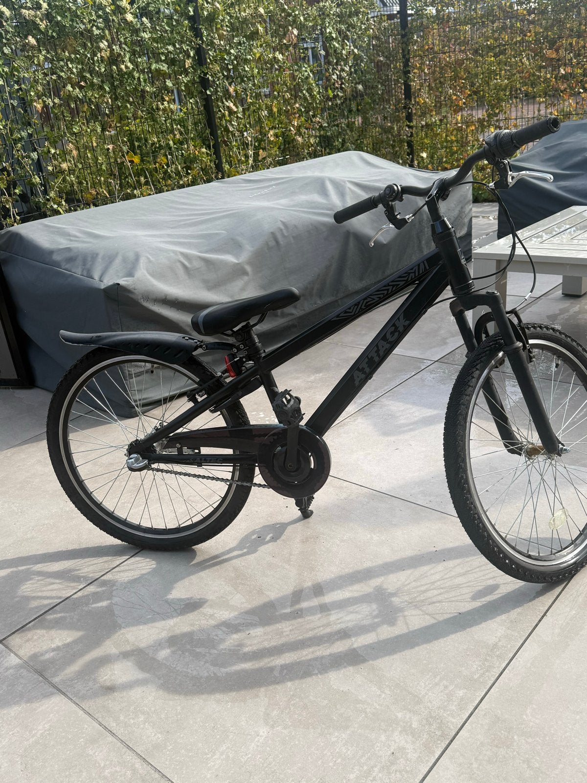 Altec Attack kinderfiets 24 inch - Zwart, Ophalen, Gebruikt, 20 inch of meer