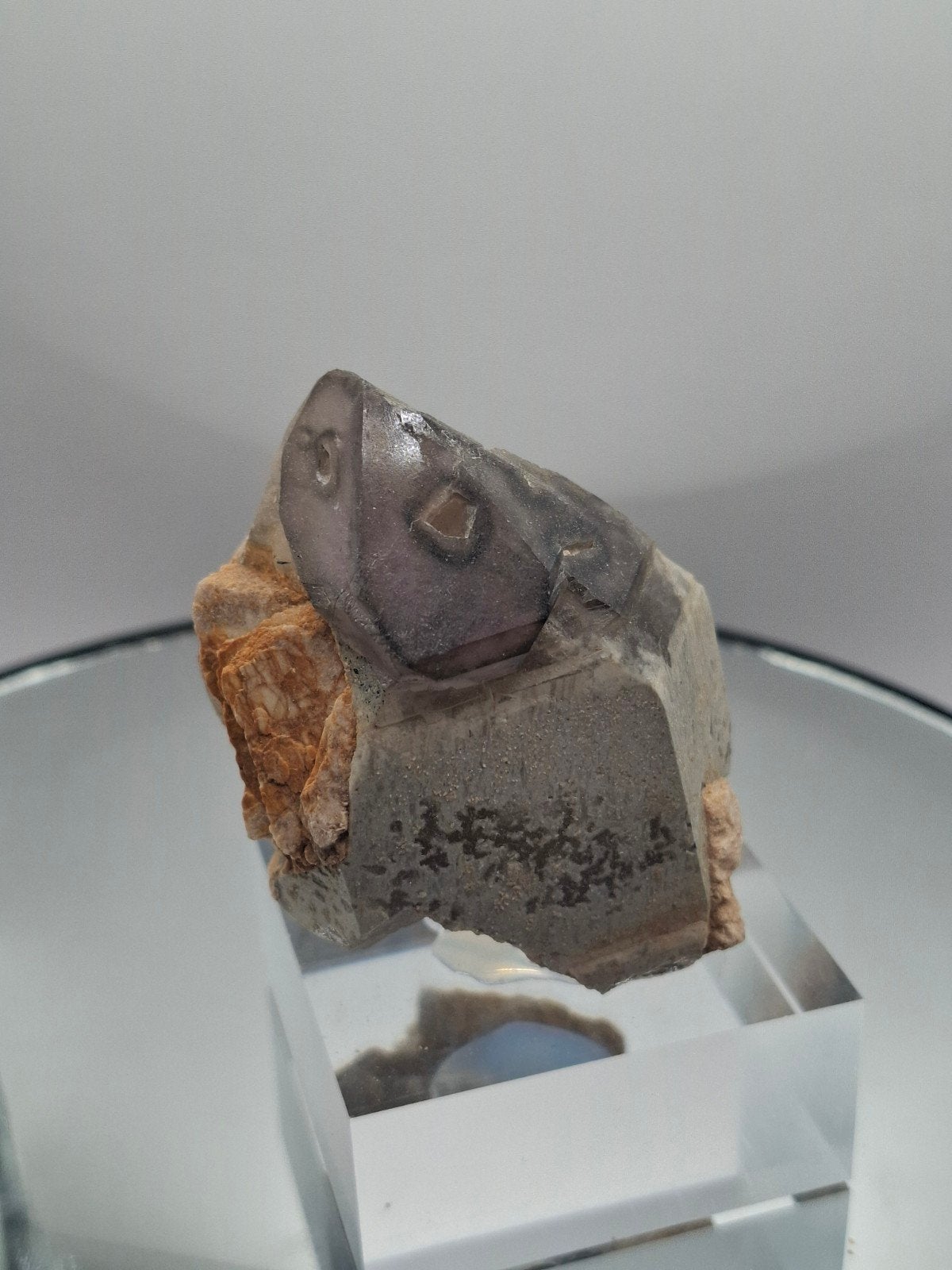 Amethist met Kwarts uit Erongo, Namibië, Ophalen of Verzenden, Mineraal