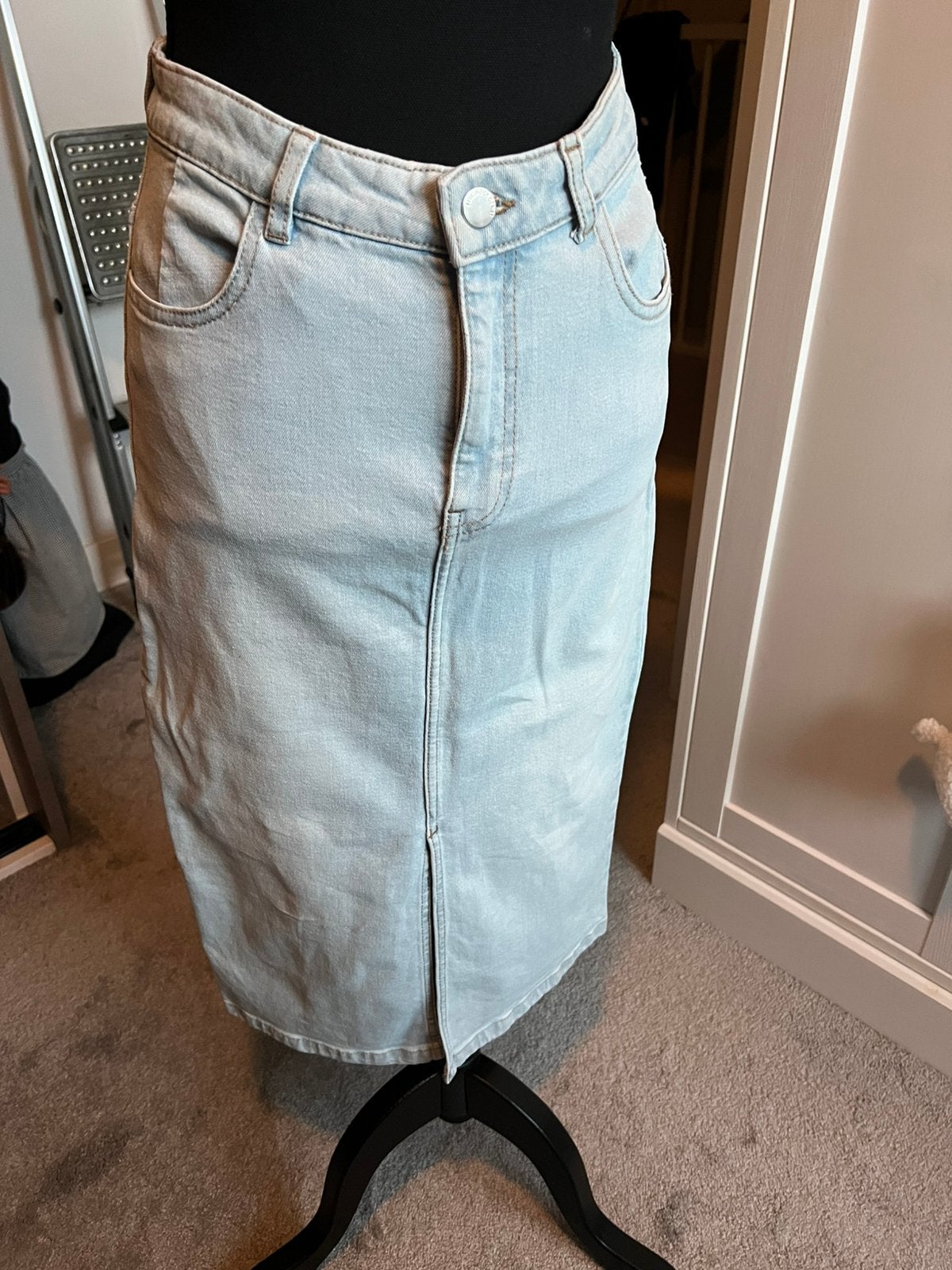 Spijkerrok, Blauw, Ophalen of Verzenden, Zo goed als nieuw, Maat 36 (S)