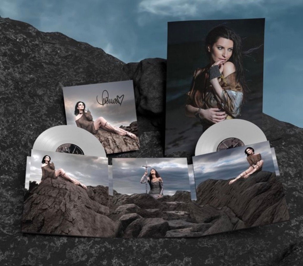 Laura Pausini - io canto 2. Gesigneerd zilver vinyl, Ophalen of Verzenden, Nieuw, Cd of Plaat, Gesigneerd