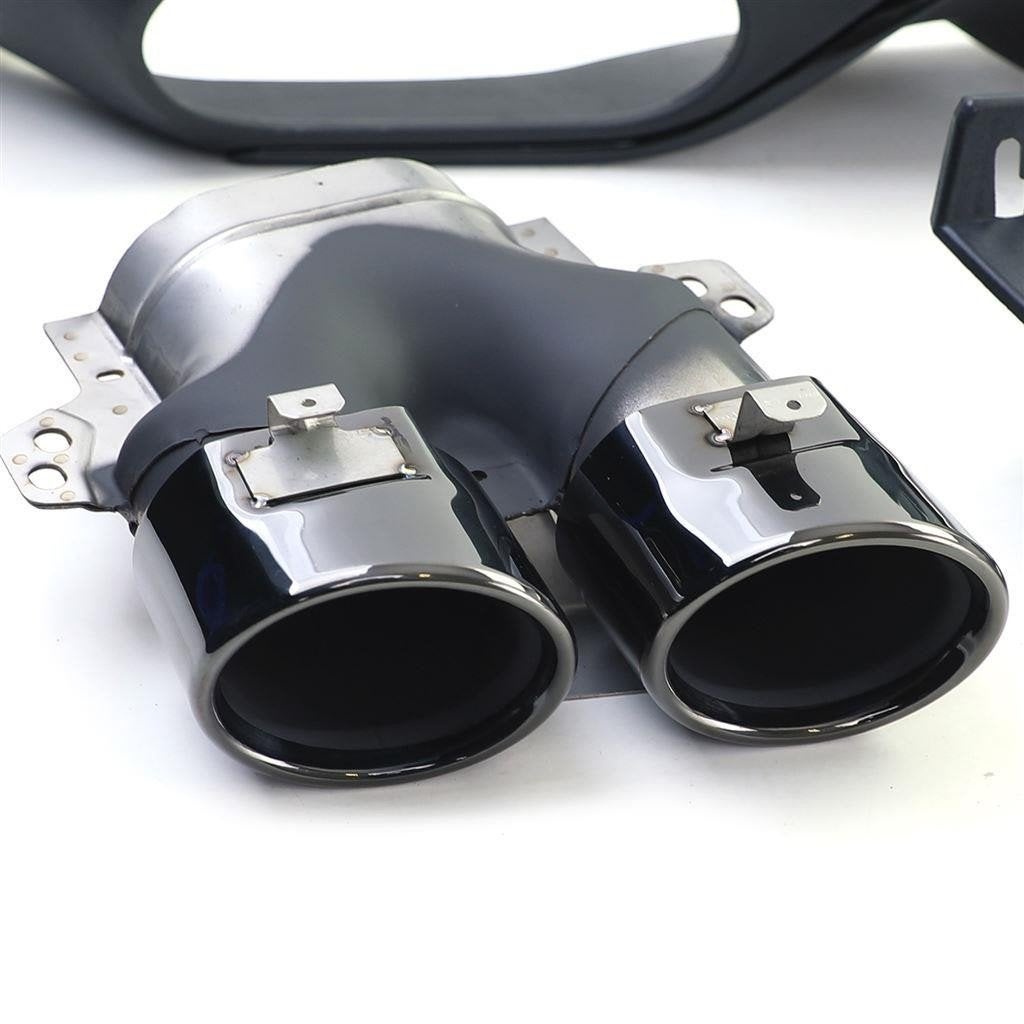 AMG Look diffuser 4 x Zwart uitlaat Mercedes C238 Coupe Cabr, Auto diversen, Tuning en Styling, Verzenden, Automotive Parts, A.parts@hotmail.nl