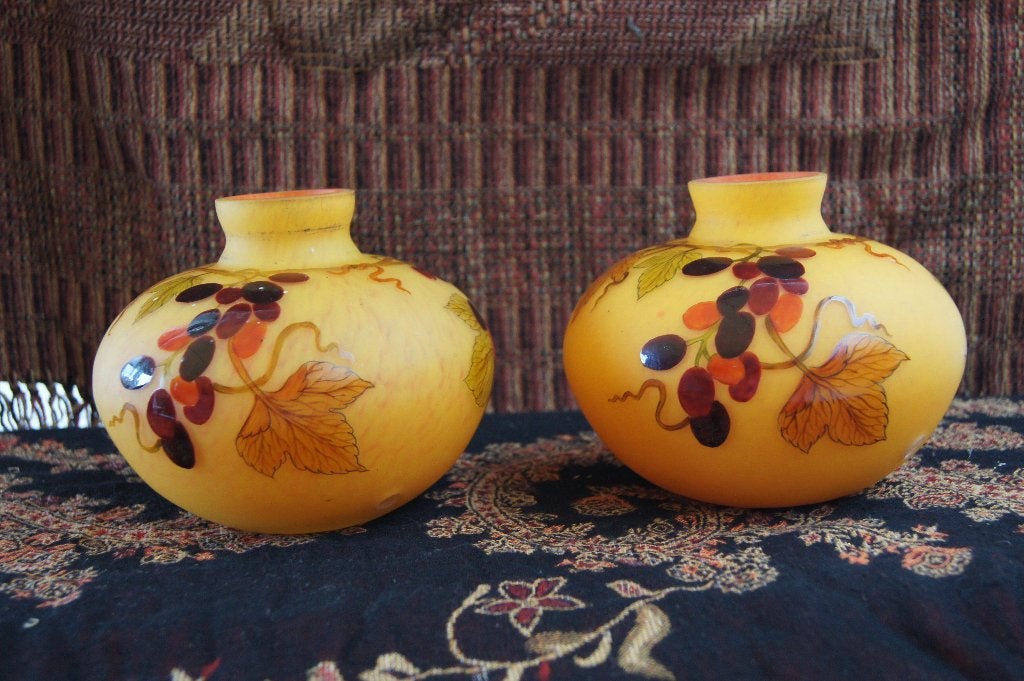 Lampenvoet  ( Frankrijk, Ophalen of Verzenden, Gebruikt, Glas, Minder dan 50 cm