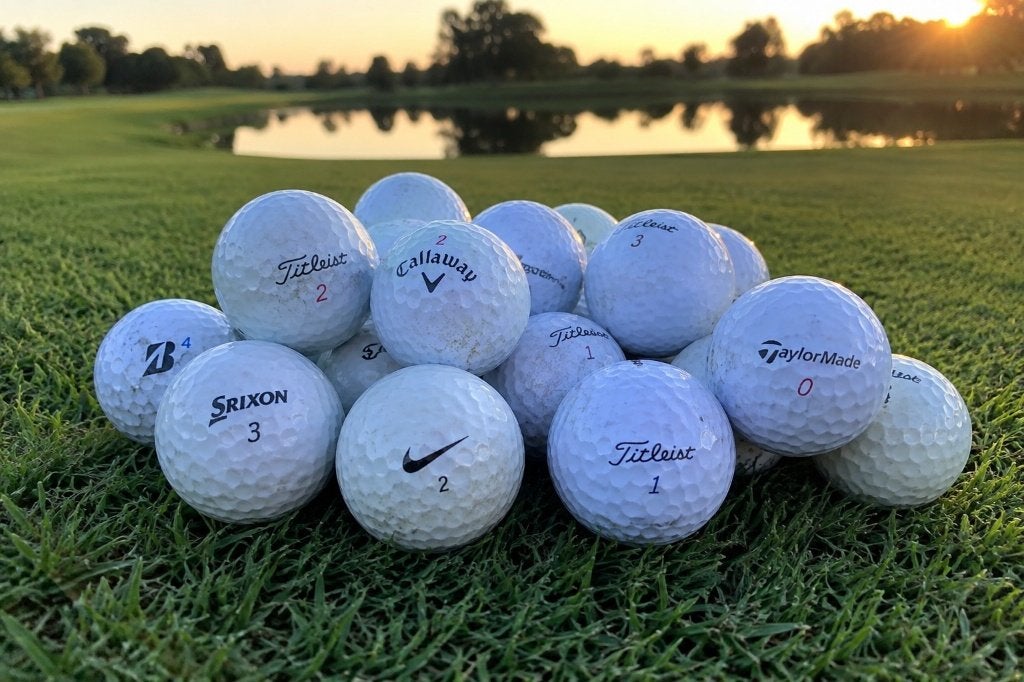 Golf Lake Balls - Goede Staat - Klasse 1 of mix 25 stuks, Verzenden, Gebruikt, Bal(len), Callaway
