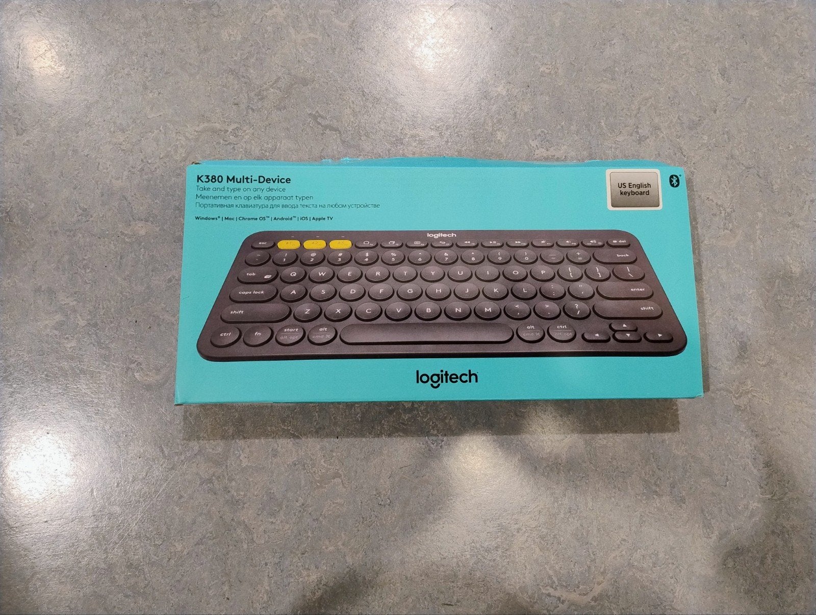 Logitech K380 Multi-Device Bluetooth Toetsenbord, Computers en Software, Logitech, Nieuw, Ophalen of Verzenden, Draadloos