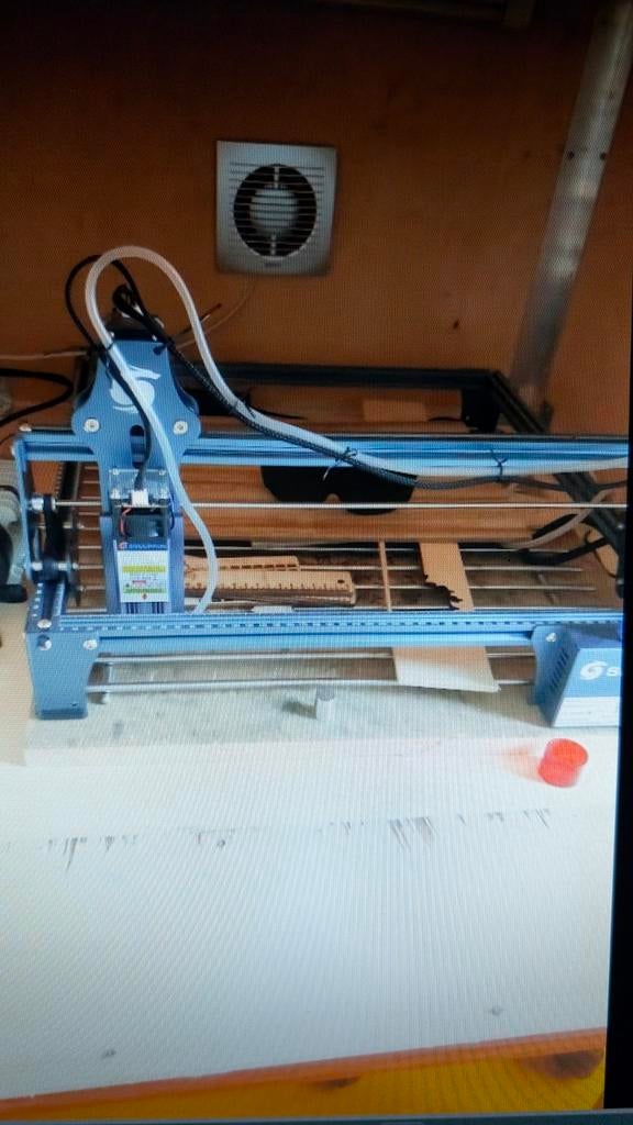 Sculpfun s9 Diode Laser incl afzuiging, Ophalen of Verzenden, Gebruikt, SCULPFUN