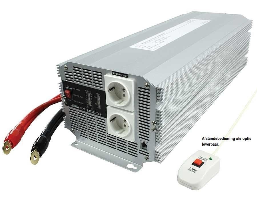 OMVORMER 12v naar 220v | 4000 watt continue - 8000 piek, Auto-onderdelen, Niet ingevuld, Nieuw, Ophalen of Verzenden, Elektronica en Kabels