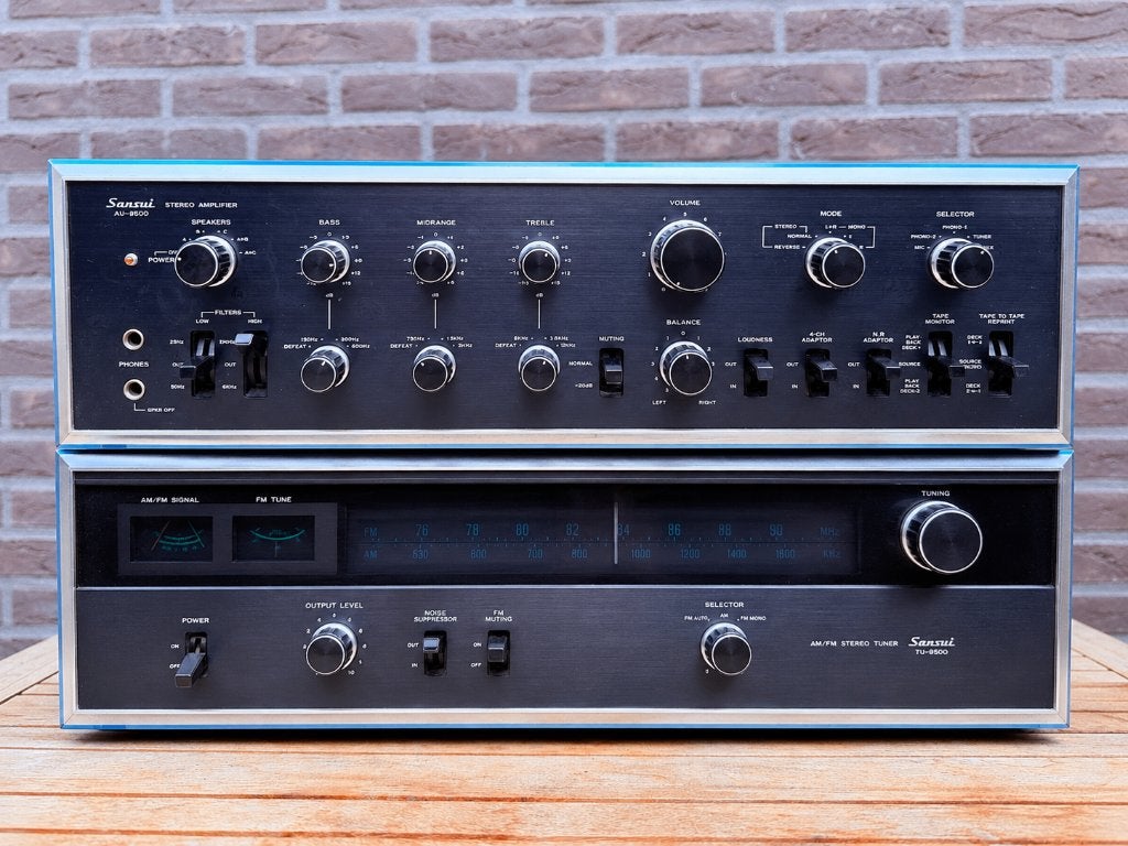 Sansui AU-9500 & TU-9500 serviced, Overige merken, Sansui, Refurbished, Ophalen of Verzenden
