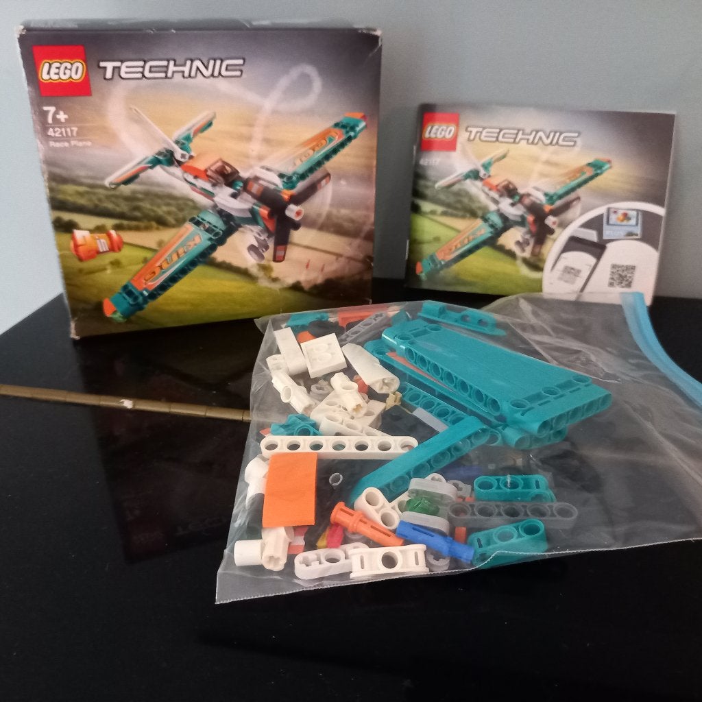 Lego Technic vliegtuig 42117 met doosje, Ophalen, Compleet, Lego, Zo goed als nieuw