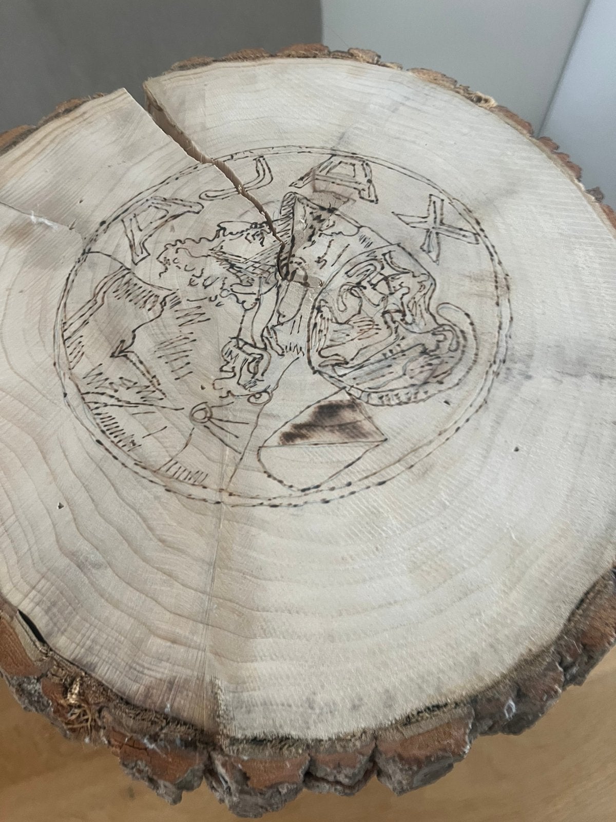 Ajax Decoratief tafeltje, Ophalen, Zo goed als nieuw, Rond, Minder dan 55 cm