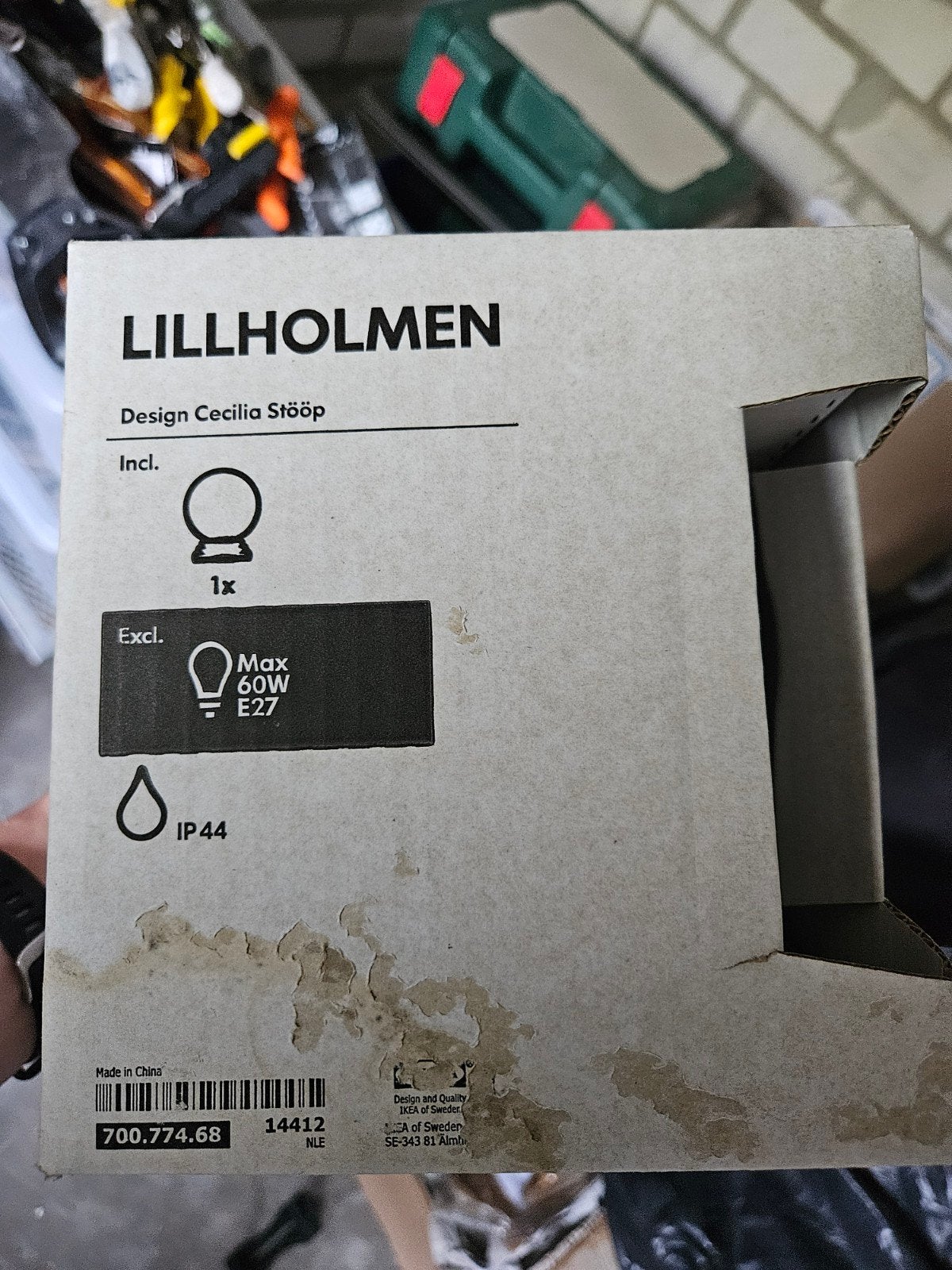 IKEA LILLHOLMEN lamp, Design Cecilia Stööp, IP44, Ophalen, Nieuw, Modern, Functioneel