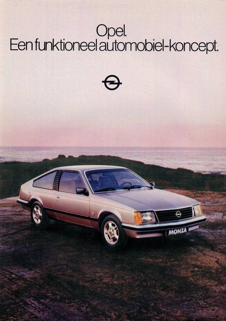 Folder Opel modellen (1980), Verzenden, Gelezen, Opel