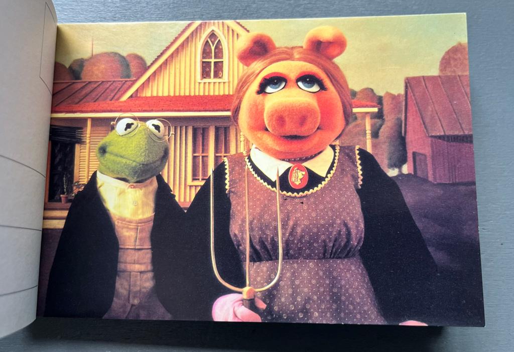 Vintage Muppets American Gothic Ansichtkaart (1993), Ophalen of Verzenden