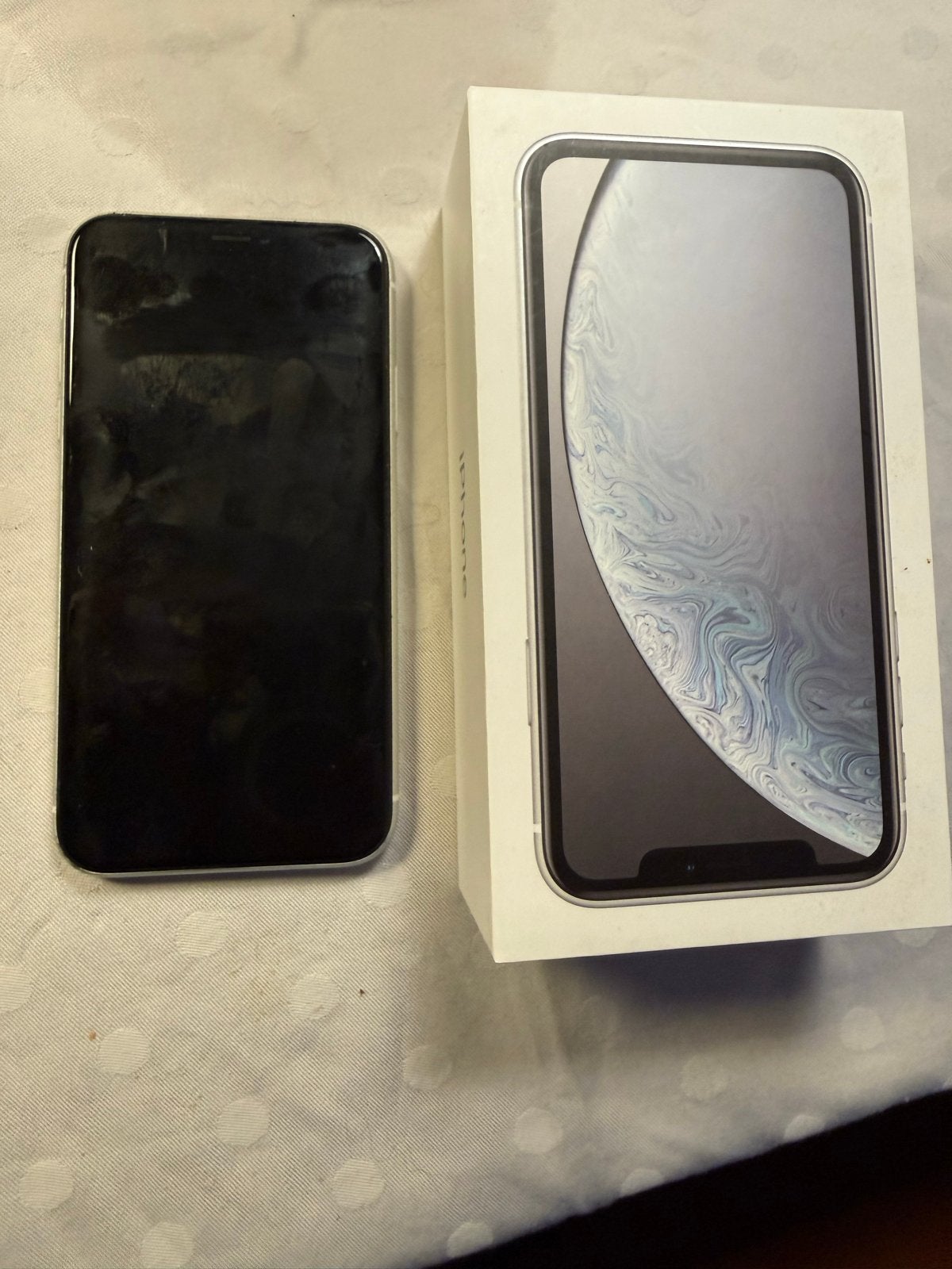 iPhone XR 128GB Wit - Goede staat met 83% batterijconditie, Telecommunicatie, Mobiele telefoons | Apple iPhone, Wit, IPhone XR