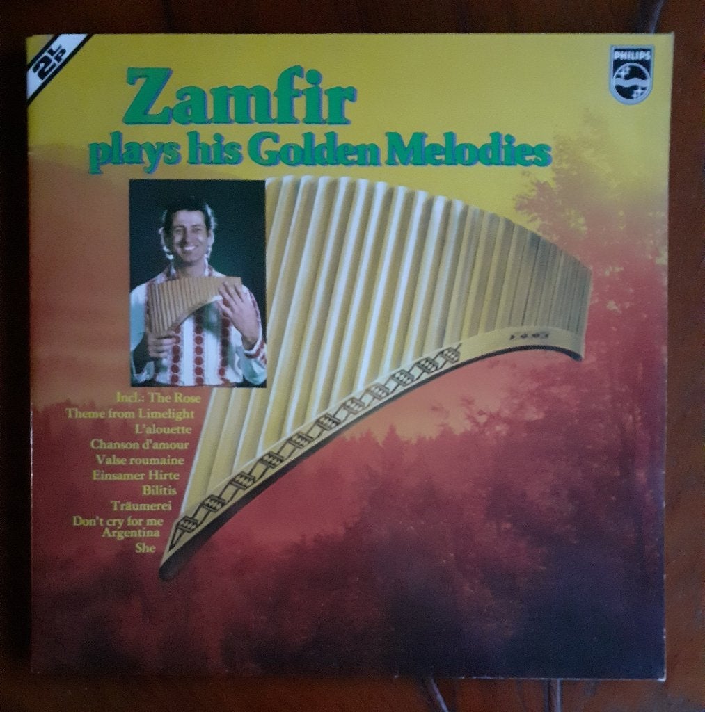LP Gheorghe Zamfir plays his Golden Melodies dubbel LP, LP, Ophalen of Verzenden, Zo goed als nieuw, 12 inch