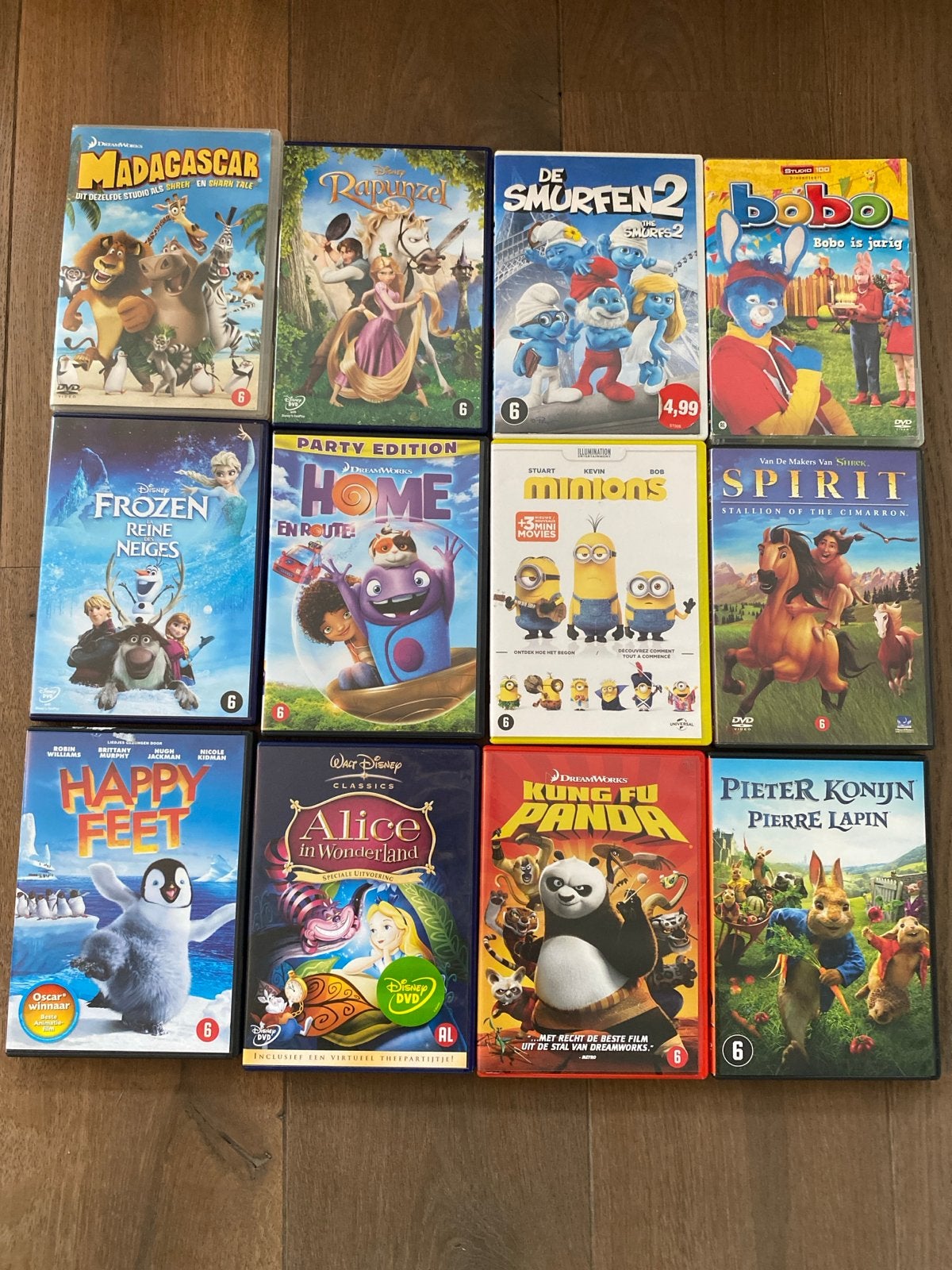 Grote collectie kinderfilms op DVD - Diverse genres, Cd's en Dvd's, Gebruikt, Animatie, Alle leeftijden, Nederlands