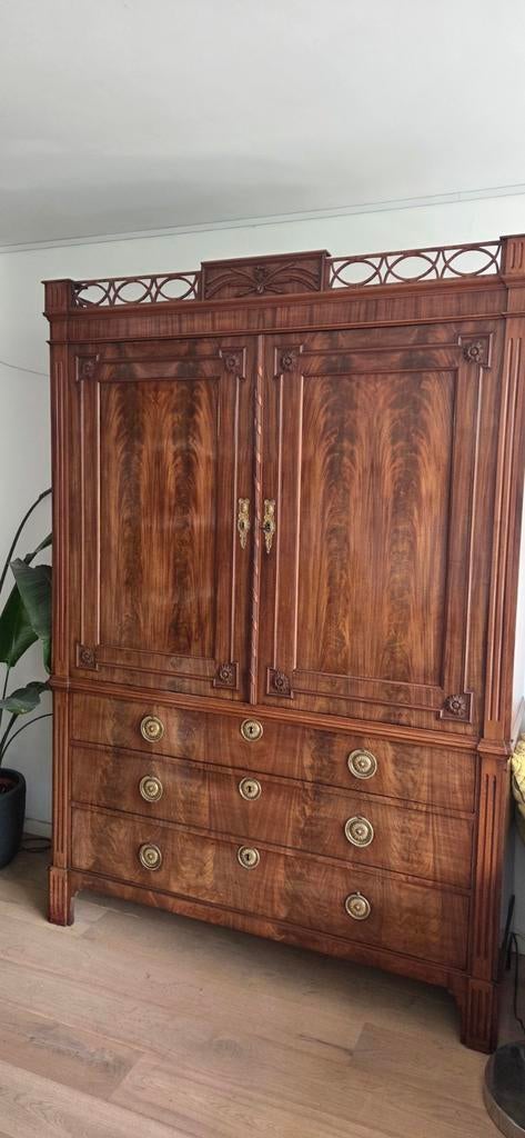 Mahoniehouten kabinet, ca. 1890, Ophalen
