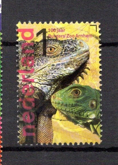 gestempelde zegel. jaar 2013: zoo, Ophalen of Verzenden, Na 1940, Gestempeld