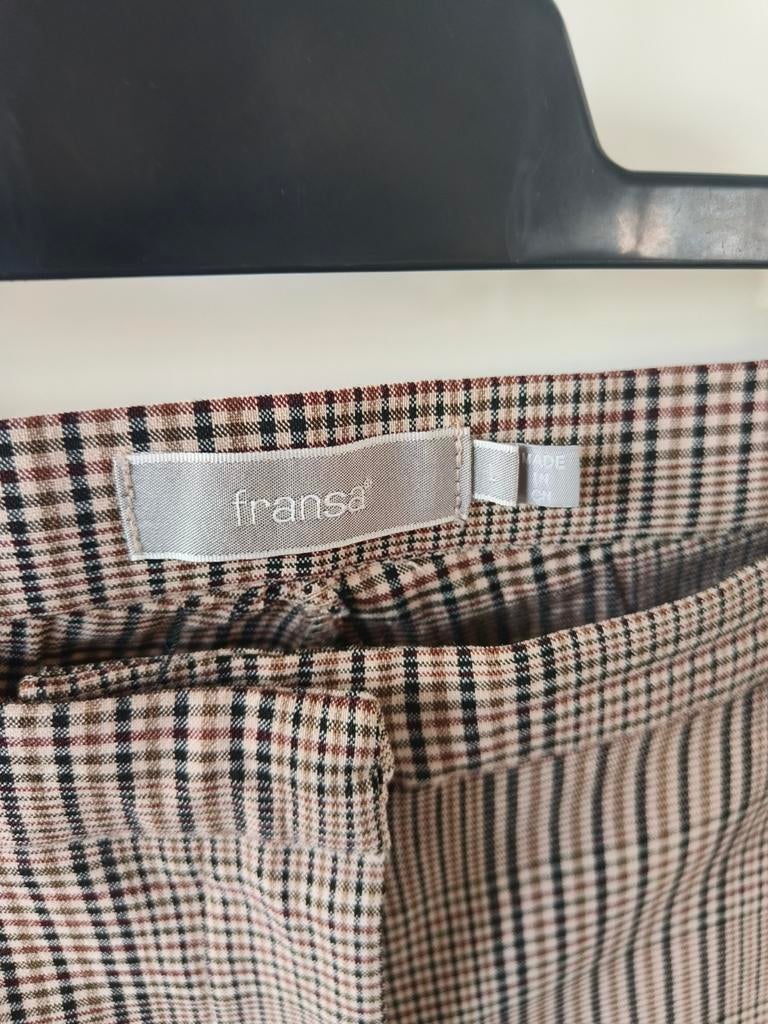 Fransa nieuwe geruite broek maat 40., Maat 38/40 (M), Bruin, Fransa, Nieuw