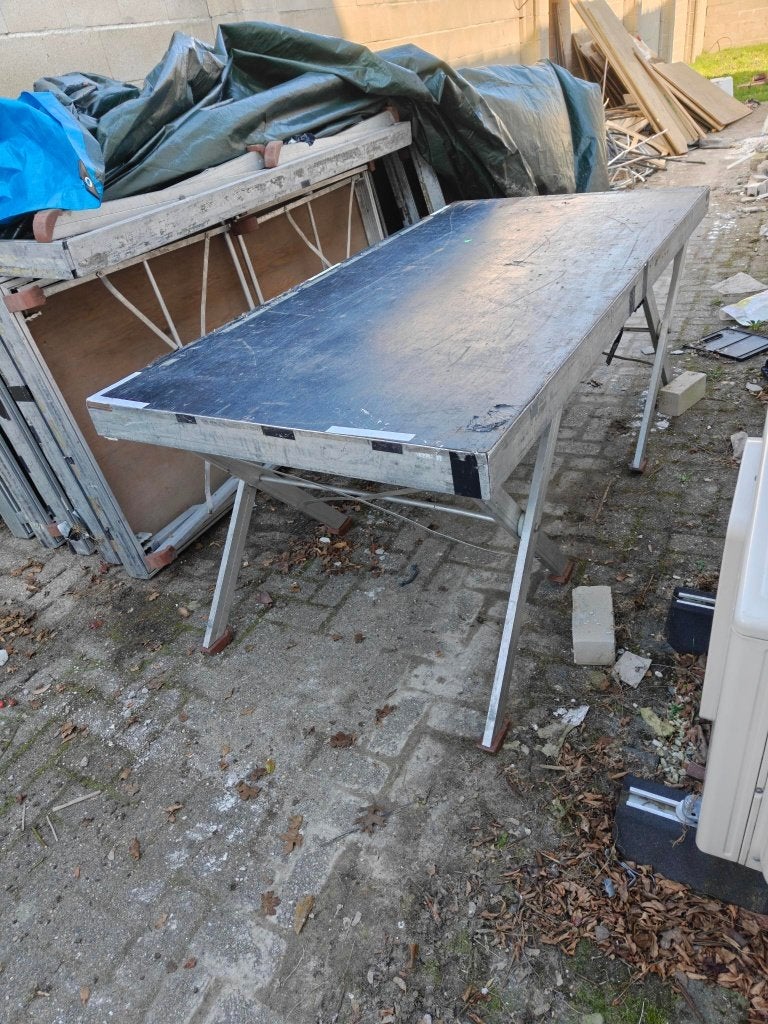 14 podiumdelen (28m2) in hoogte verstelbaar tot 1 meter!, Ophalen, Gebruikt, Overige typen