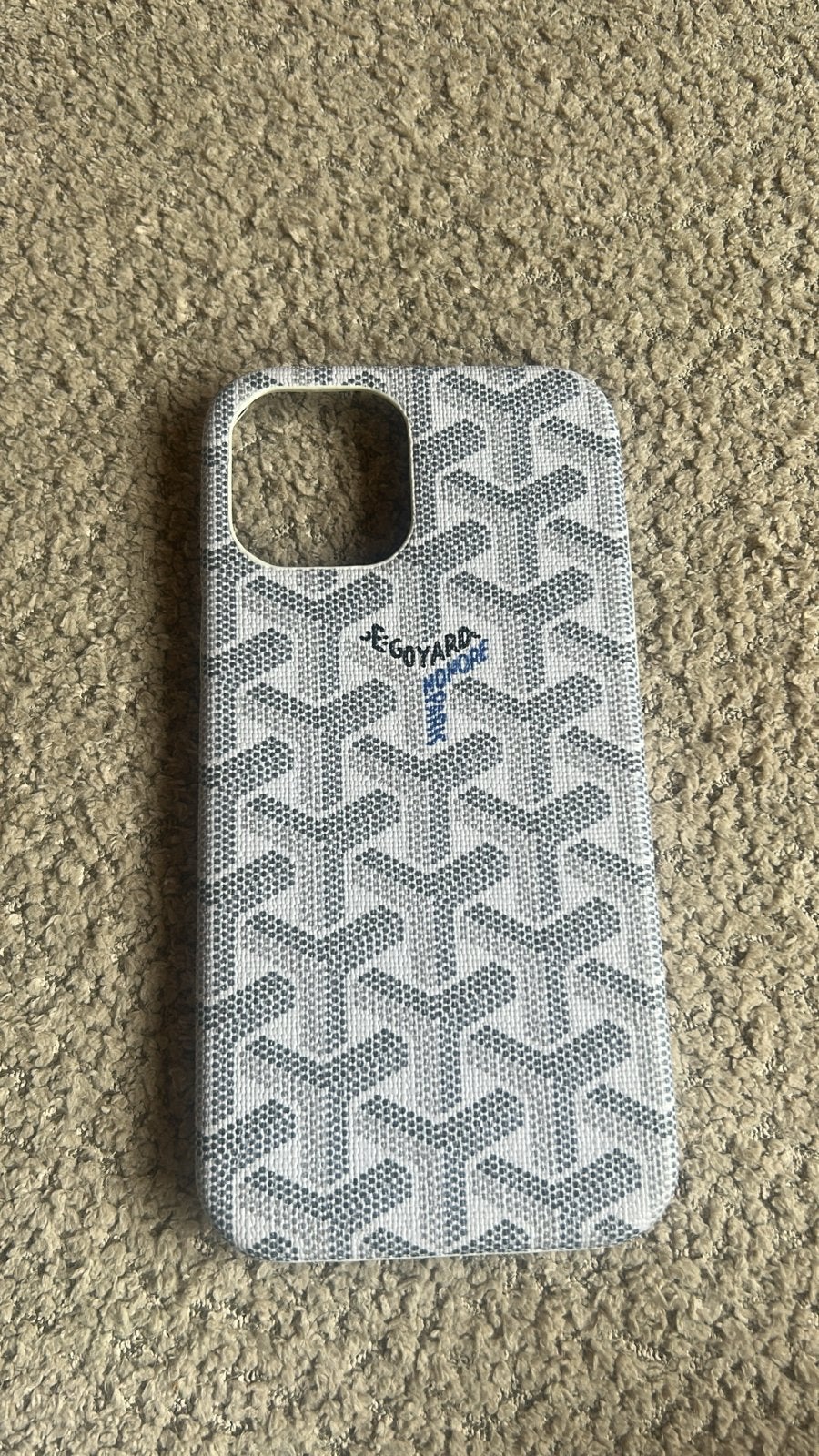 Goyard hoesje iPhone 12 Pro Max, Ophalen of Verzenden, Gebruikt, Hoesje of Tasje