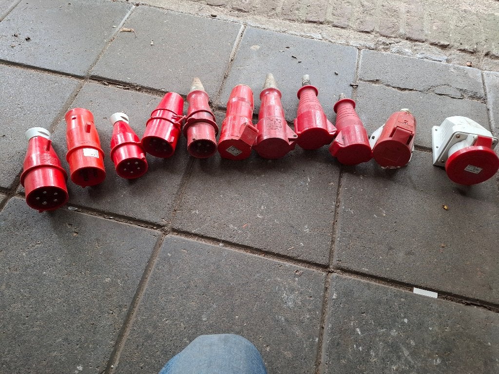 krachtstroom stekkers, Ophalen, Gebruikt, Stekker