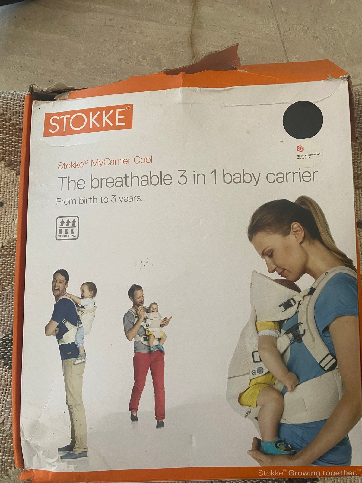 Stokke MyCarrier Cool 3-in-1 Draagzak - Zeer Goede Staat, Kinderen en Baby's, Ophalen, Zo goed als nieuw, Buik of Rug, Draagzak