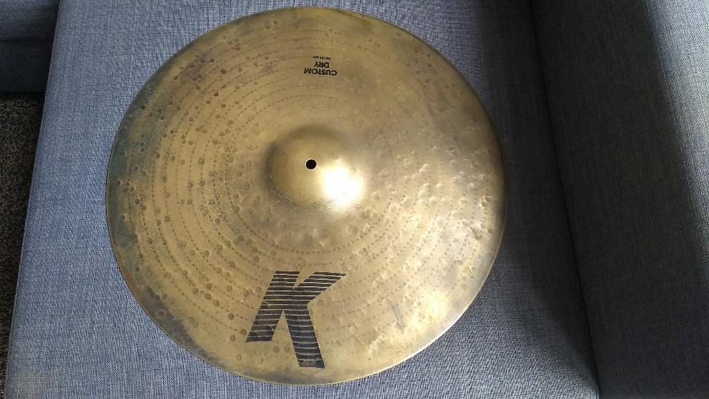 Zildjian K Custom Dry 20 inch ride – in goede staat, Ophalen of Verzenden, Zo goed als nieuw, Overige merken